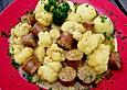 Blumenkohl-Bratwurst-Pfanne