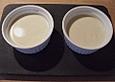 Crema Catalana en forma de Cinco Casas