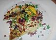 Gebratenes Zanderfilet mit Schinken-Kartoffelstampf
