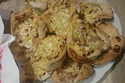 Zwiebelkuchen in der Muffinform 11