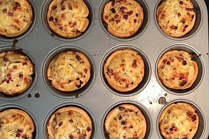 Zwiebelkuchen in der Muffinform 6