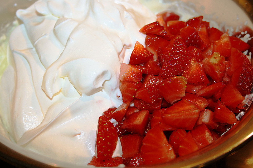 Erdbeer-Schneegestöber (Rezept mit Bild) von Zuckerschock89 | Chefkoch.de