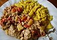 Currysp&auml;tzle mit H&auml;hnchen und Ananas
