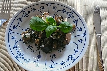 Auberginensalat mit Schafskäse 8