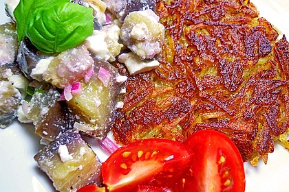 Auberginensalat mit Schafskäse 3