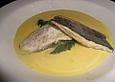 Saiblingsfilet auf Blattspinat mit Safran-Sauce