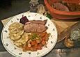 Wildschweinbraten im R&ouml;mertopf