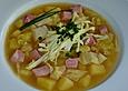 Schnelle Kohl-Kartoffel-Suppe mit Kasseler