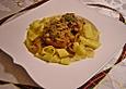 Gekr&auml;utertes Schweinefilet in Pilzrahmsauce mit Bandnudeln