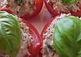 Gef&uuml;llte Tomaten mit Thunfisch und Kapern