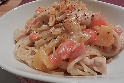 Erdnussbutterspaghetti