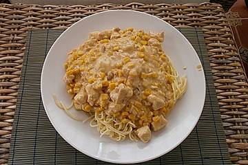 Erdnussbutterspaghetti