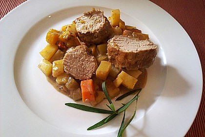 Herbstliches Schweinefilet aus dem Ofen 1
