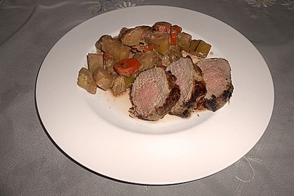 Herbstliches Schweinefilet aus dem Ofen 7