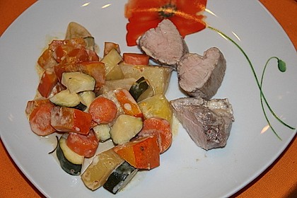 Herbstliches Schweinefilet aus dem Ofen 4