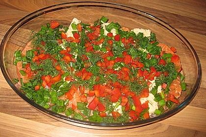 Lachs in Lachs-Sahnesauce 1