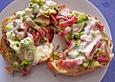 Lauch-Schinken Croissant