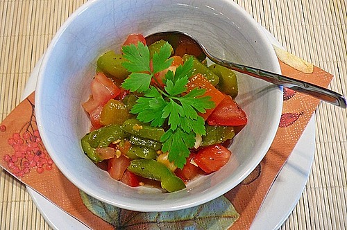 Grüner Paprika Mit Tomaten (Rezept Mit Bild) Von Binchen59 | Chefkoch.de