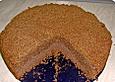 Mandel-Reis-Rotwein Kuchen