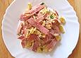 Wurstsalat mit K&auml;se