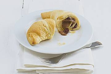Cremige Schoko-Croissants mit Philadelphia