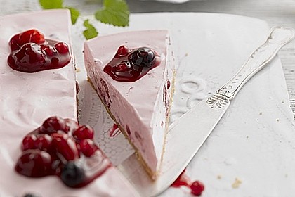 Philadelphia Torte Rote Gr&uuml;tze