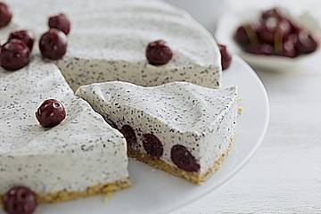 Philadelphia Torte Kirsch-Mohn