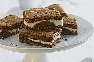 Geschichtete Philadelphia-Cream Cheese Brownies