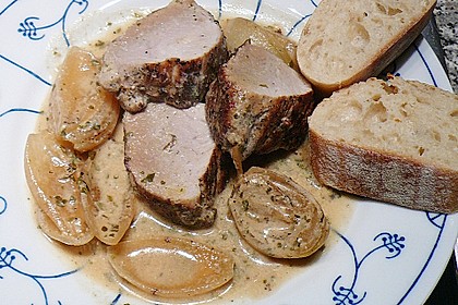 Schweinefilet in Kräuter-Senf Soße 2