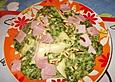 Tortellini in Spinat-Schinken So&szlig;e