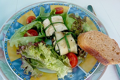 Ziegenfrischkäse im Zucchinimantel 9