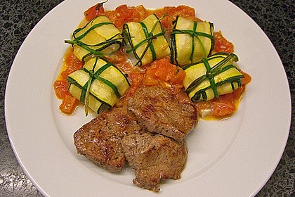Ziegenfrischkäse im Zucchinimantel 6