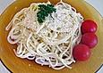 Zucchetti - Spaghetti mit Zitronen und Meersalz
