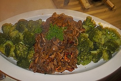 Limetten - Champignon - Schnitzel
