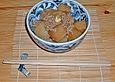 Japanischer gekochter Rettich mit Hackfleisch