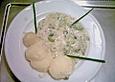 Florentines Pellkartoffeln mit Lauchsauce