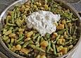 Kartoffelpfanne mit Bohnen und Zucchini