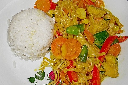 Thailändisches Chickencurry