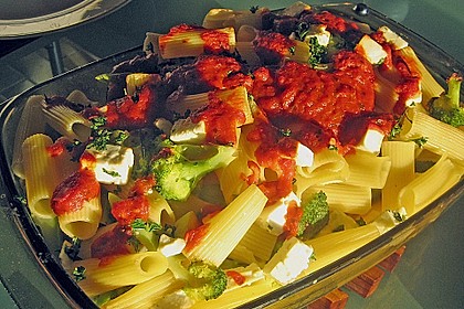 2 in 1 (Spaghetti - Brokkoli - Auflauf) 3