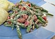 Antipasti mit gr&uuml;nen Bohnen und Pinienkernen