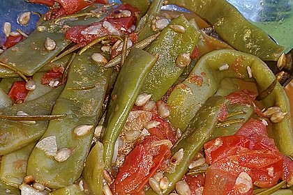 Antipasti mit grünen Bohnen und Pinienkernen 8