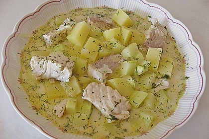 Helgol&auml;nder Kartoffelgulasch mit Fisch 1