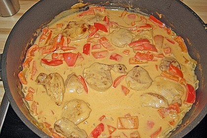 Schweinemedaillons in Paprikarahmsauce 1