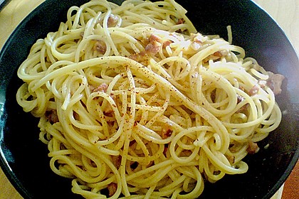 Spaghetti carbonara 6