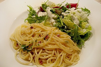 Spaghetti carbonara 1