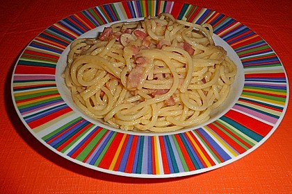 Spaghetti carbonara 4