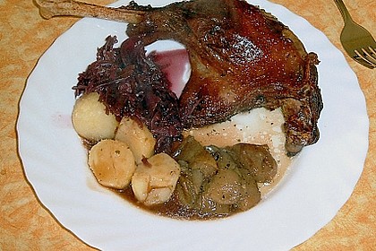 Gänsekeulen im Römertopf 31