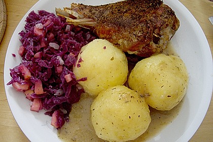 Gänsekeulen im Römertopf 9