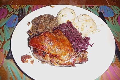 Gänsekeulen im Römertopf 42