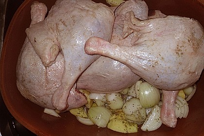 Gänsekeulen im Römertopf 37
